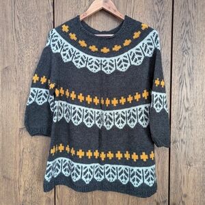 Hand knit sweater